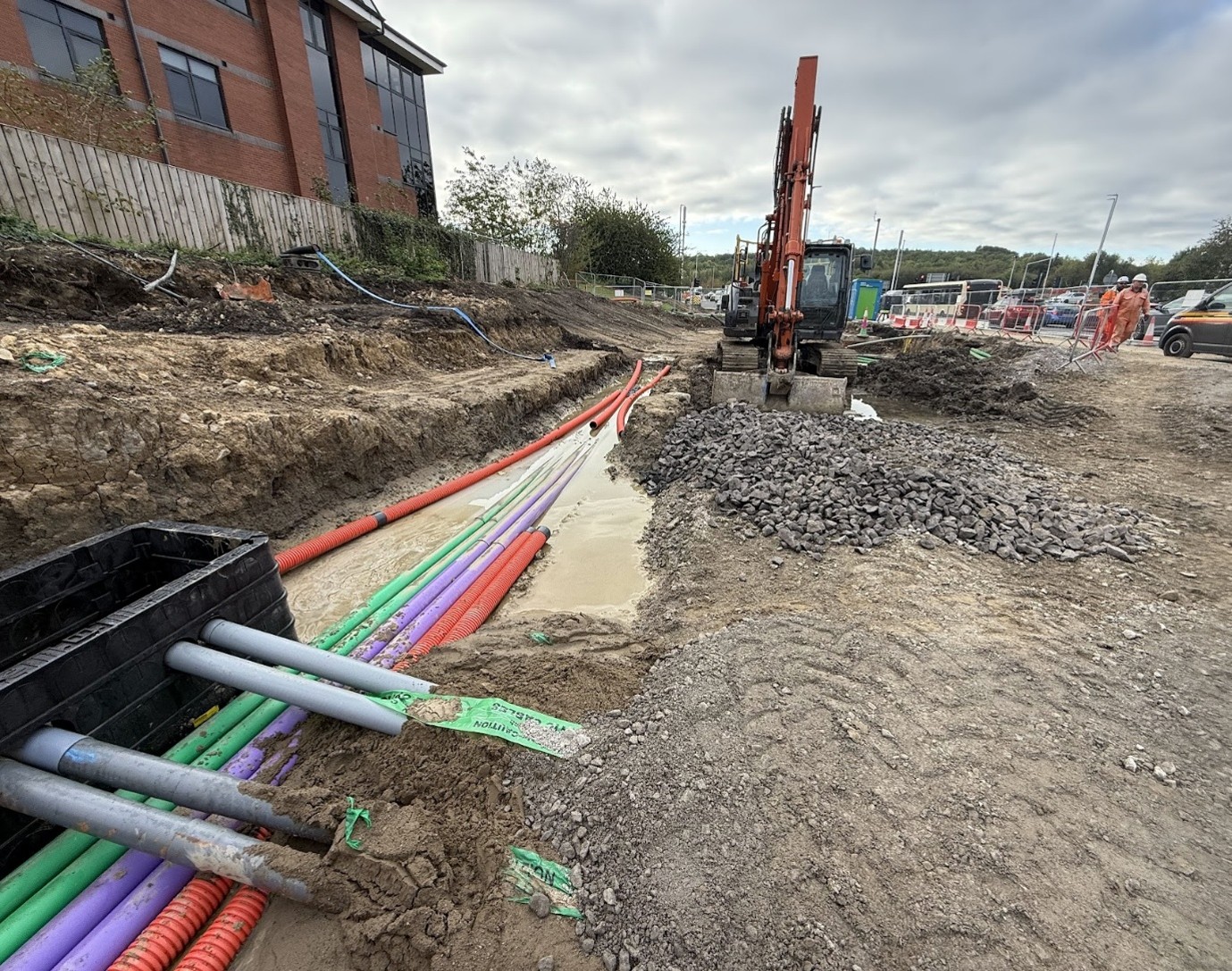 Sub-Core team managing complex utility coordination on a major highway scheme