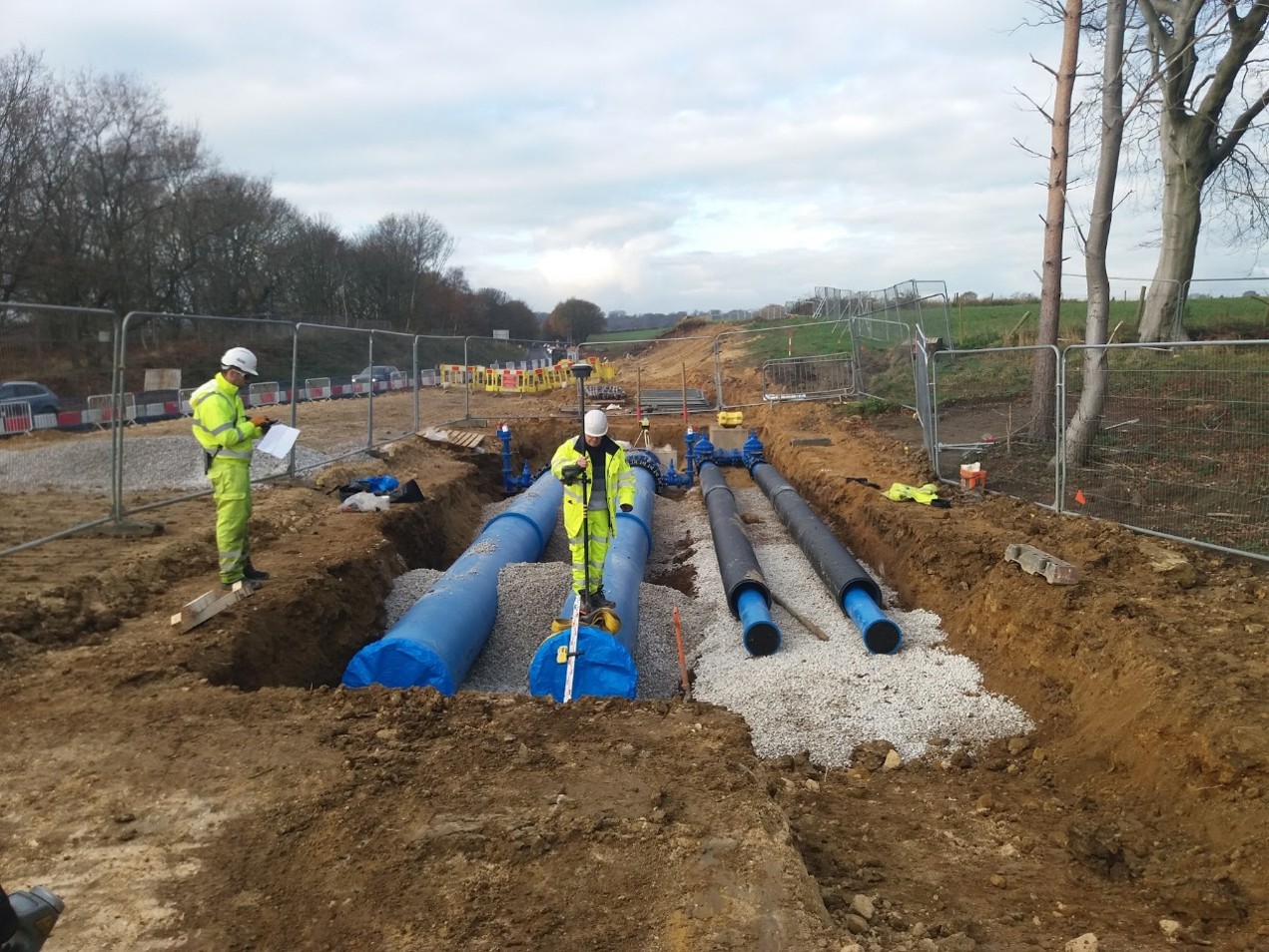 Statutory utility coordination on a major highway scheme